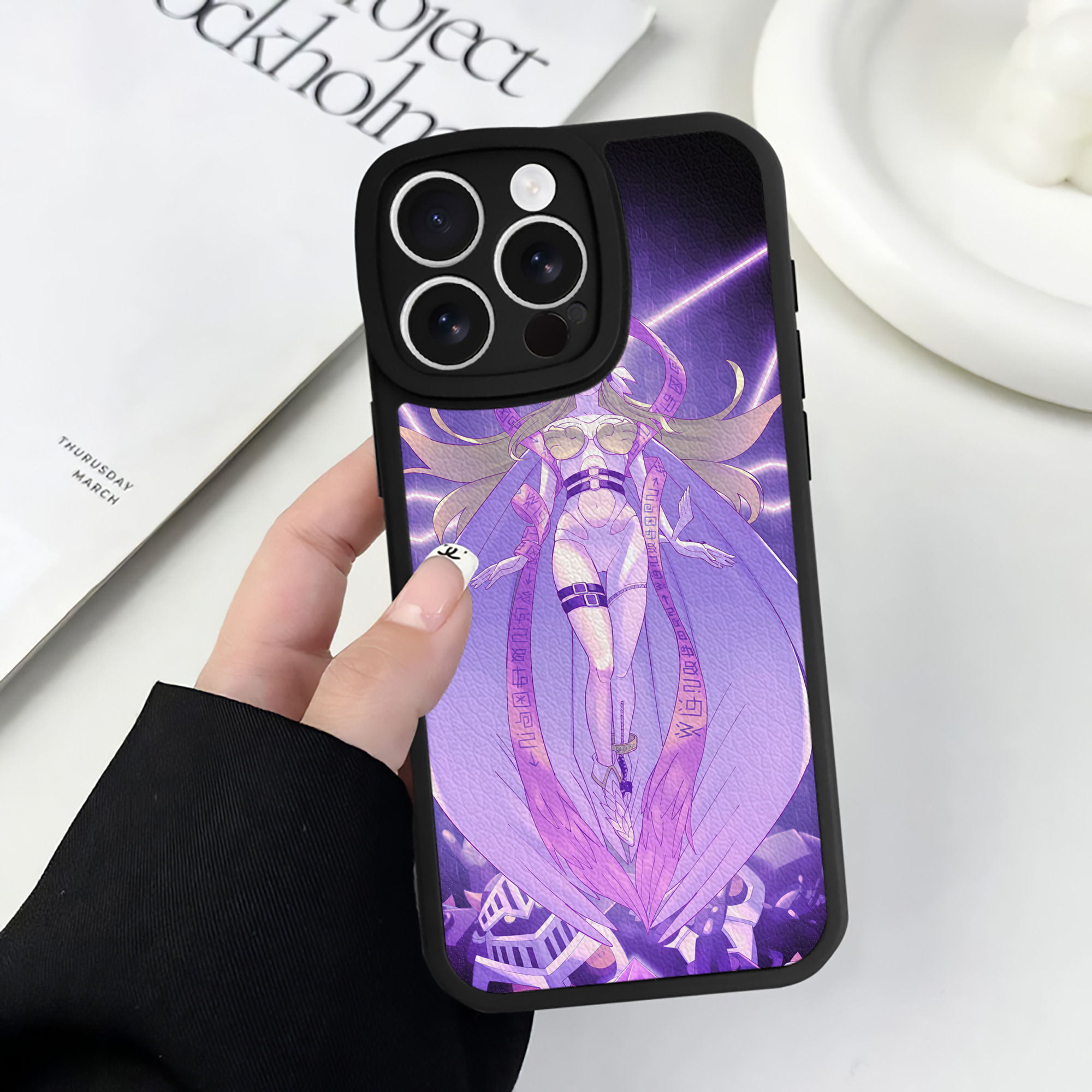 （画像用） Digimon デジタルモンスター/デジモン 【iPhone 16シリーズ対応】シリコンスマホケース（レザー調） 材質：シリコン